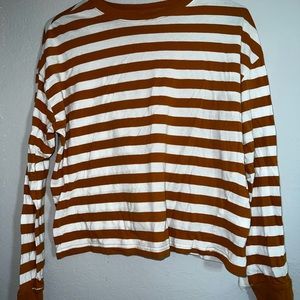 H&M mustard Yellow Long Sleeve Shirt